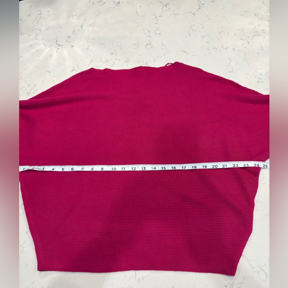 Philosophy Ribbed Dolman Sleeve Sweater Size Large - Picture 5 of 6